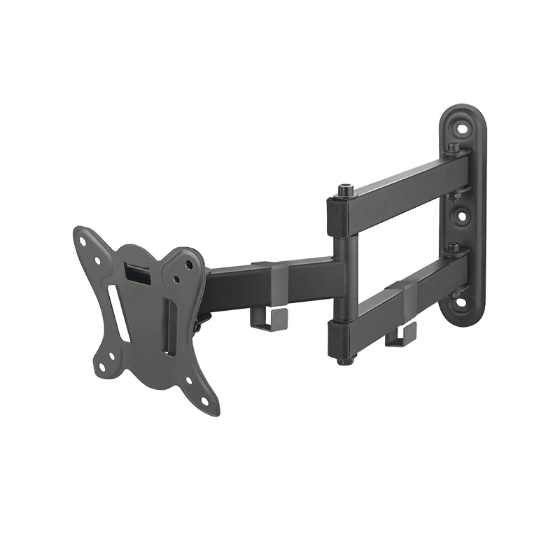 Support mural pour téléviseurs avec inclinaison de 33 à 69 cm (13 à 27 pouces) -8° à 8° Extensible de 65 à 408 mm Charge maximale 25,0 kg VESA 100 x 100 Noir