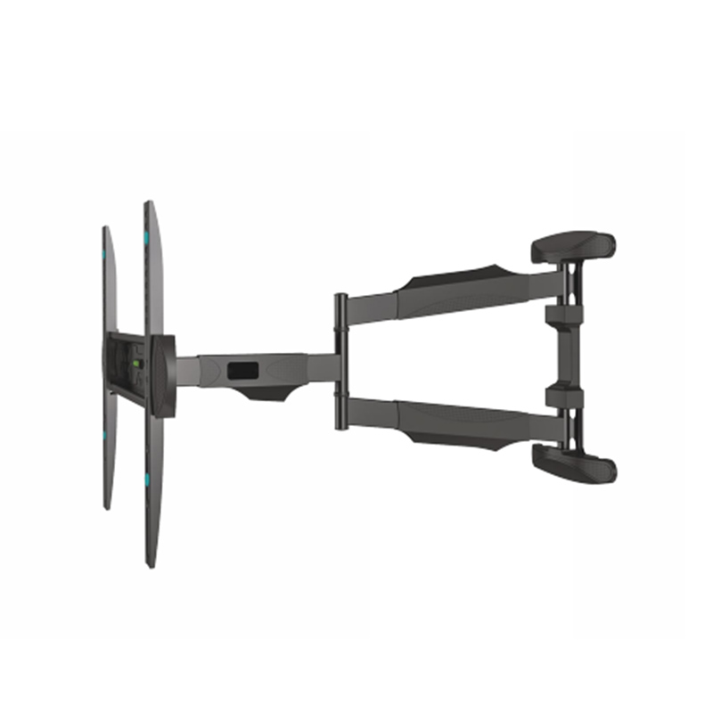 Support mural TV pivotant, inclinable et extensible, support d'angle mural pour TV à mouvement complet, robuste jusqu'à 35 kg, VESA maximum 400x400 mm